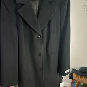 Calvin Klein Collection Black Pea Coat
